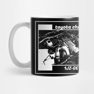 TOYOTA CHASER JZX100 ENGINE (Black Version) Mug